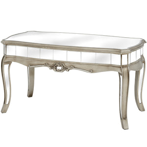 Silver Mirrored Coffee Table