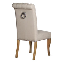 Roll Top Dining Chair With Ring Pull