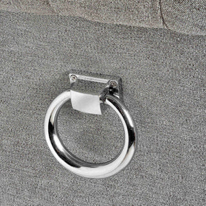 Grey Dining Chair With Ring Pull