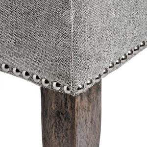 Grey Dining Chair With Ring Pull