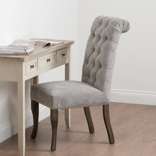 Grey Dining Chair With Ring Pull