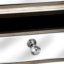 Gold and Silver Mirrored Display Console