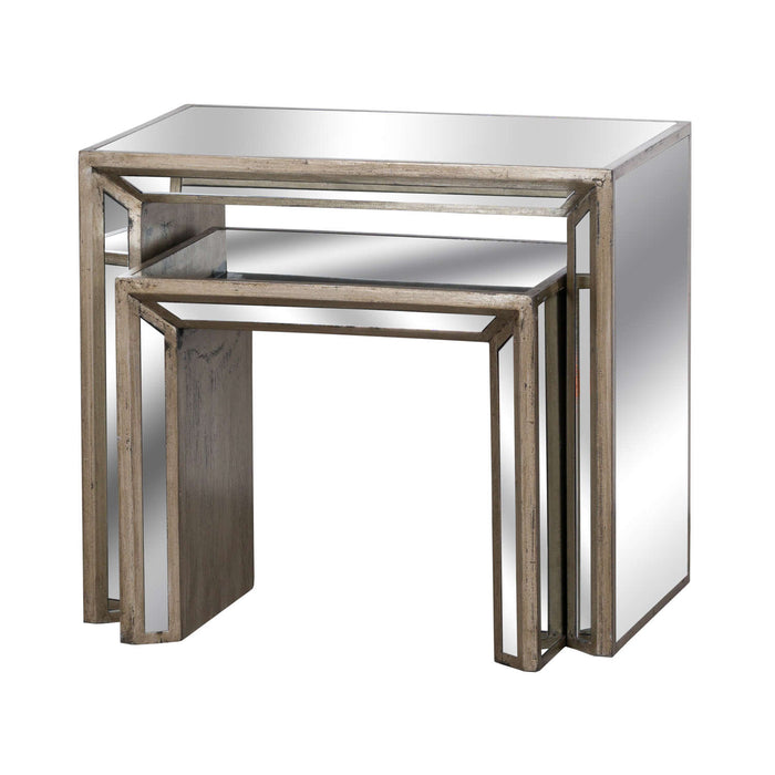 Augustus Mirrored Nest of  Tables