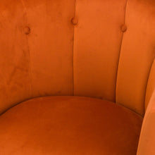 Rust Velvet Urban Tub Chair