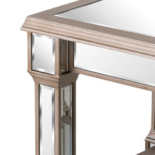 Antique Gold Mirrored Display Coffee Table