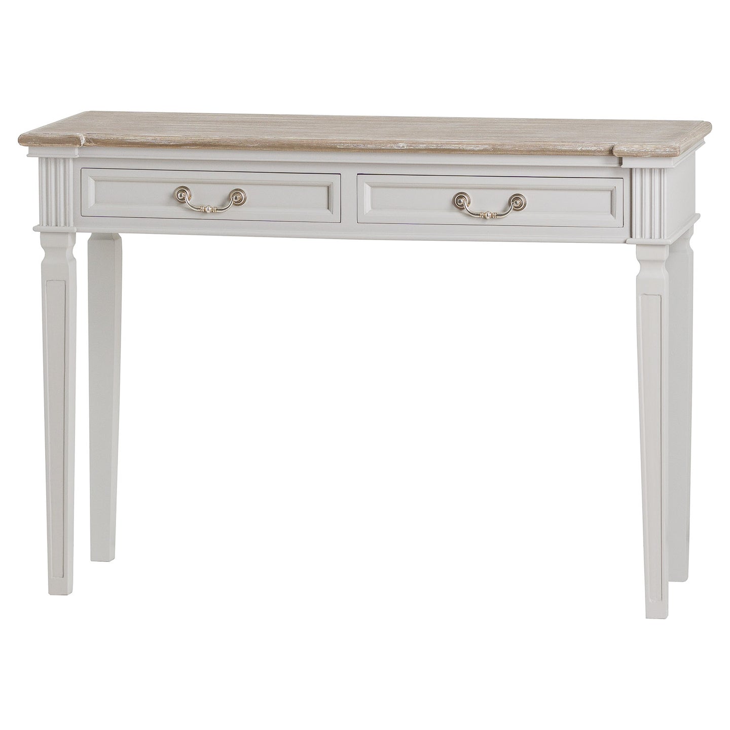 The Liberty Collection Two Drawer Console Table - Grey