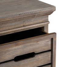Brooklyn Distressed Pine Tall Three Drawer Chest