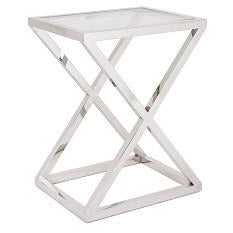 Nico Side Table in Stainless Steel