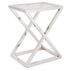 Nico Side Table in Stainless Steel