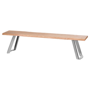 Live Edge Collection Sandblasted Dining Bench