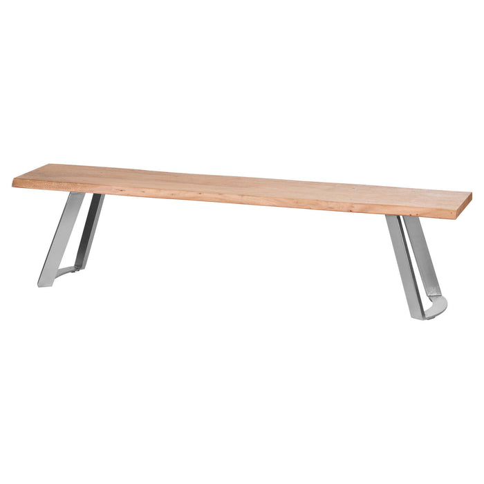 Live Edge Collection Sandblasted Dining Bench