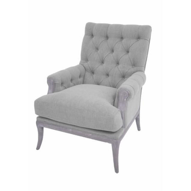 Amblar Grey Fabric Armchair