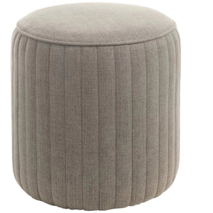 Haceby Grey Fabric Footstool
