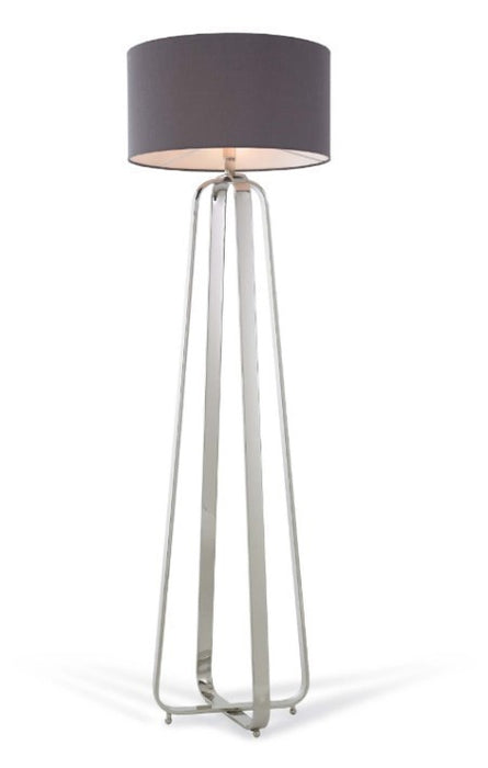Victoria Nickel Floor Lamp