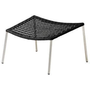 Straw Foot Stool, Flat Weave