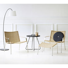 Straw Foot Stool, Flat Weave