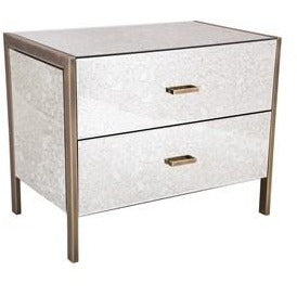 2 Drawer Large Bedside Table