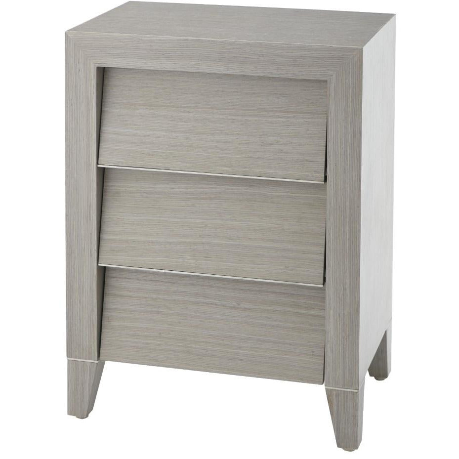 Radway, 3 drawer bedside grey