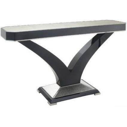 Kildare Black Mirror Console Table