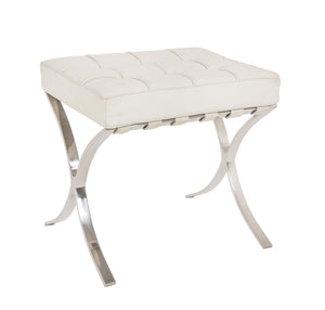 Sovana Stool, Ivory Cushion