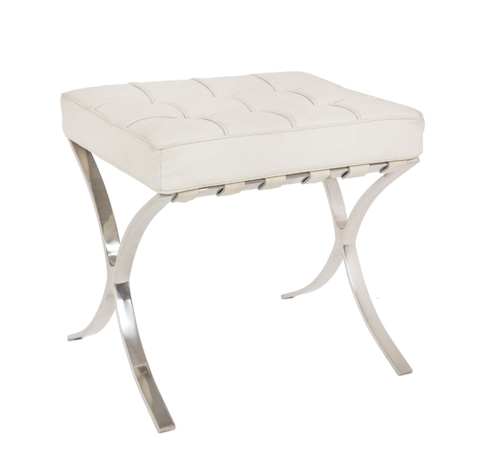 Sovana Stool, Ivory Cushion