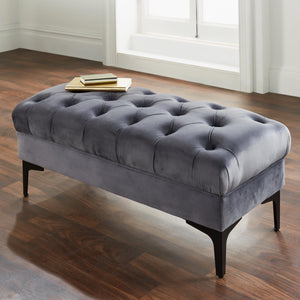 Button Bench Grey