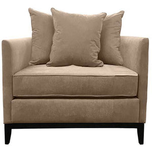 ELE3 - Mink Fabric Armchair