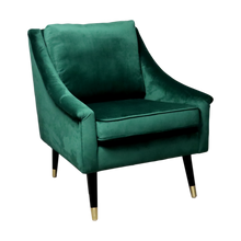 Green Velvet Armchair