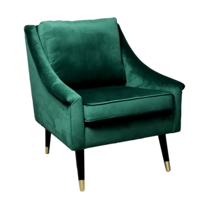 Green Velvet Armchair