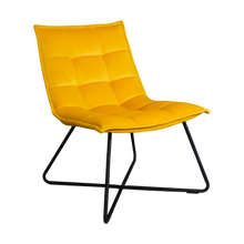 Yellow Velvet Armchair