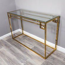 Cesar Gold Console Table