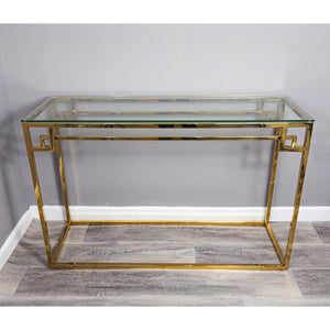 Cesar Gold Console Table