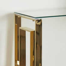 Milano Gold Console Table