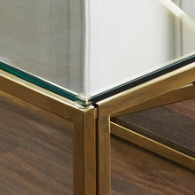 Geometric Gold Plated Coffee Table