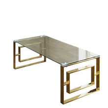 Milano Golden Plated Coffee Table
