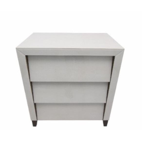 Iced Ivory Large 3 Drawer Chest