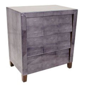 1950s Dark Grey Shargreen Large 3 Drawer Chest