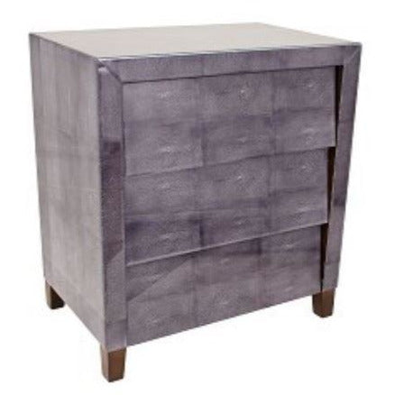 1950s Dark Grey Shargreen Large 3 Drawer Chest