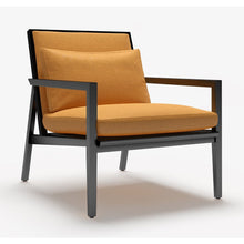Armchair - Orange Fabric