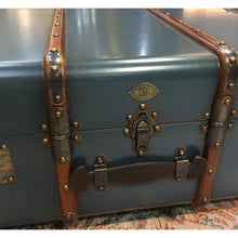 Stateroom Trunk Table, Petrol