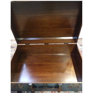 Stateroom Trunk Table, Petrol