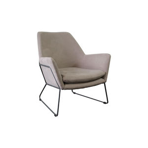 Grey Velvet Armchair