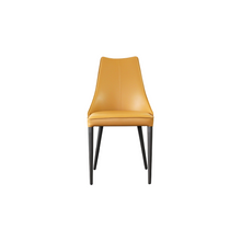Set of 2 Yellow Dining Chairs