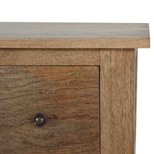 Country Style 4 Drawer Console Table