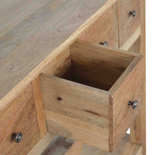 Country Style 4 Drawer Console Table