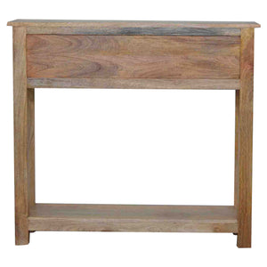 Country Style 4 Drawer Console Table