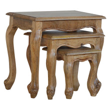 French Style Stool Set Of 3 Stools