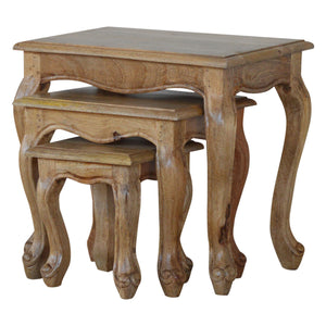 French Style Stool Set Of 3 Stools