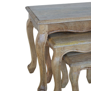 French Style Stool Set Of 3 Stools