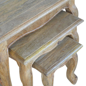 French Style Stool Set Of 3 Stools